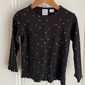 ZARA TODDLER GIRLS POLKADOT SHIRT